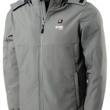 Sahara II Men's Heated Jacket in Steel, front view on transparent background