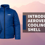 AeroVent Cooling Shell product introduction video showing removable sleeves, active cooling fan system, neck vent, lightweight breathable fabric, and three fan speed settings.