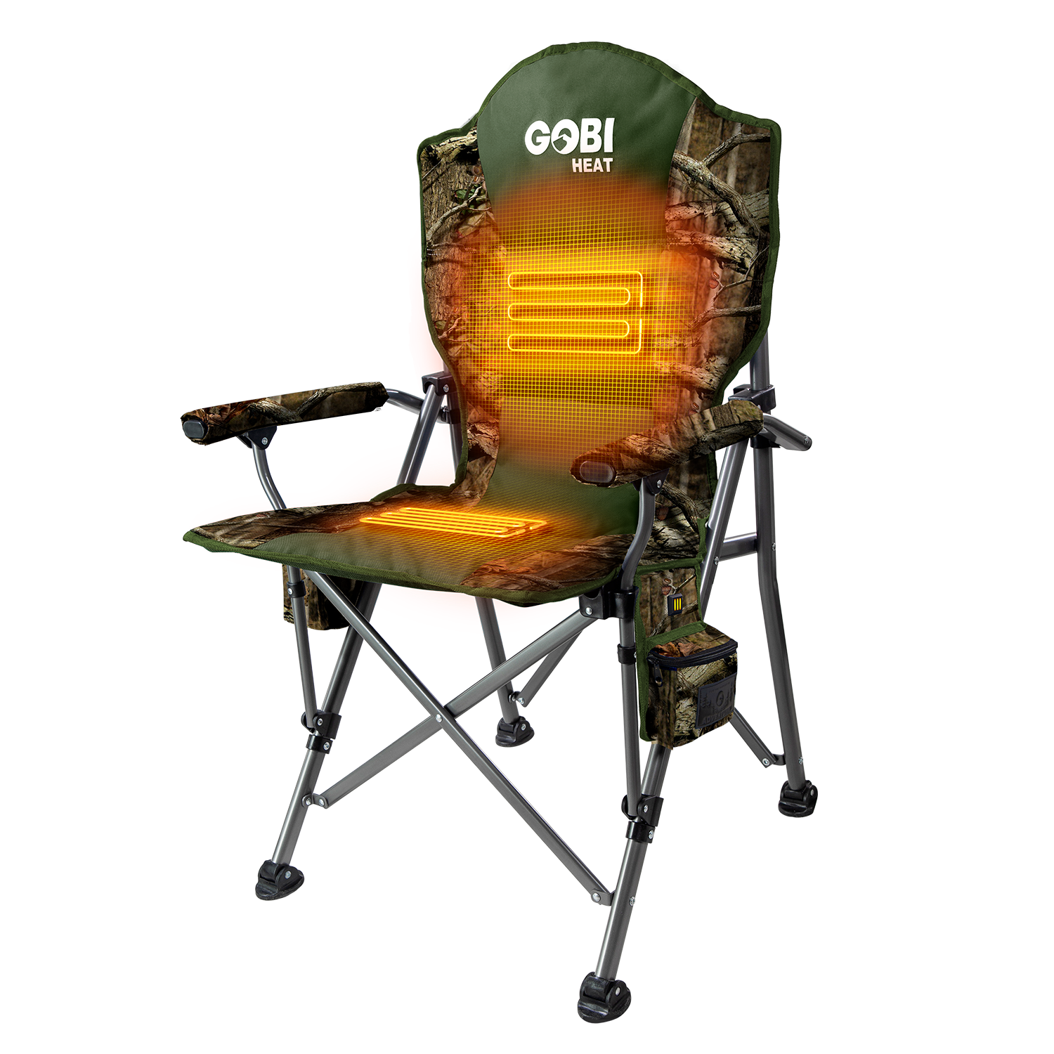 Terrain Heated Camping Chair Camo