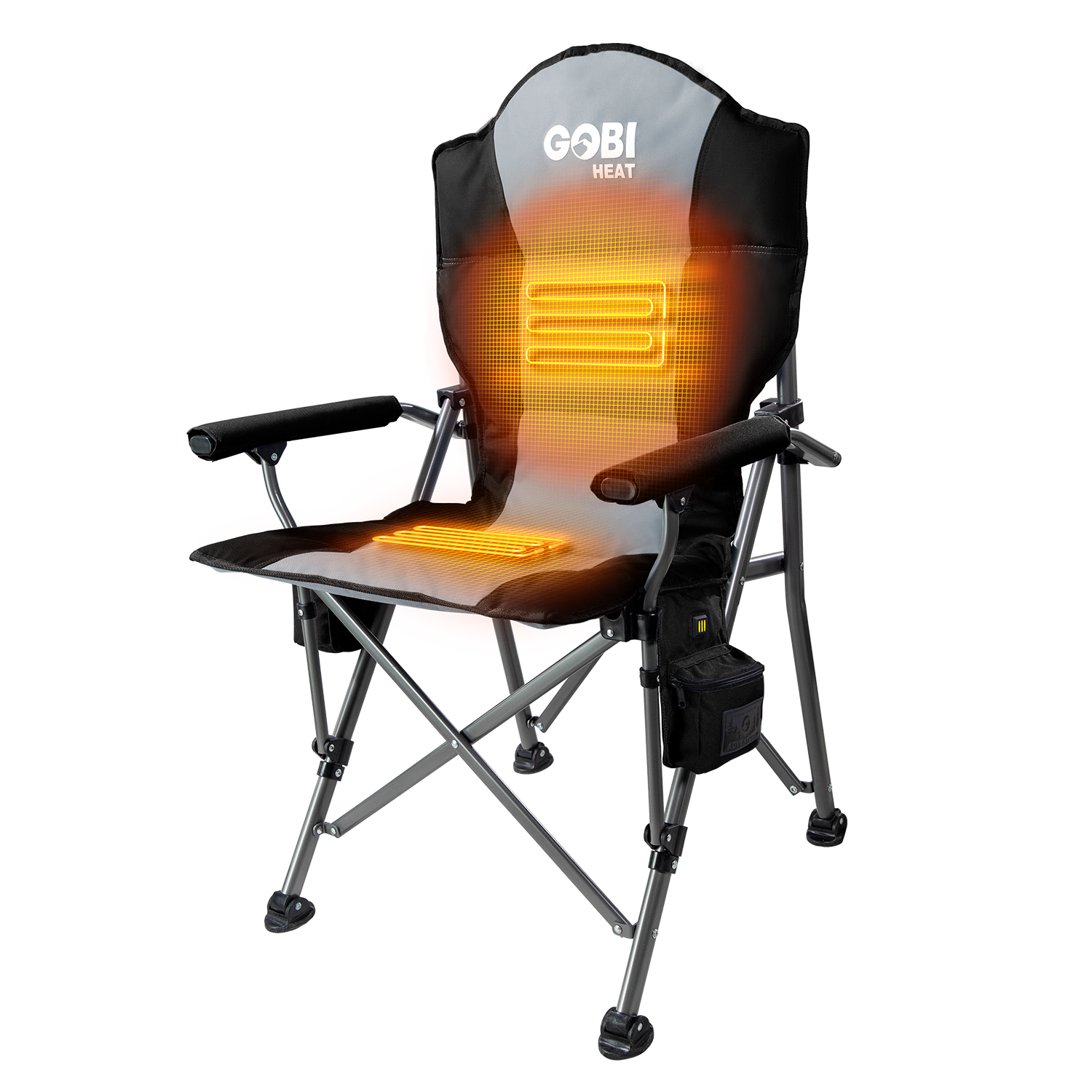 Terrain Heated Camping Chair Slate