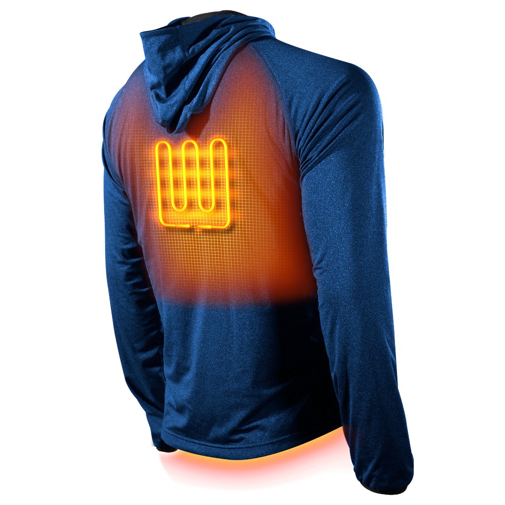 Apex Mens Heated Tech Hoodie - Gobi Heat