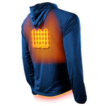 Apex Mens Heated Tech Hoodie - Gobi Heat
