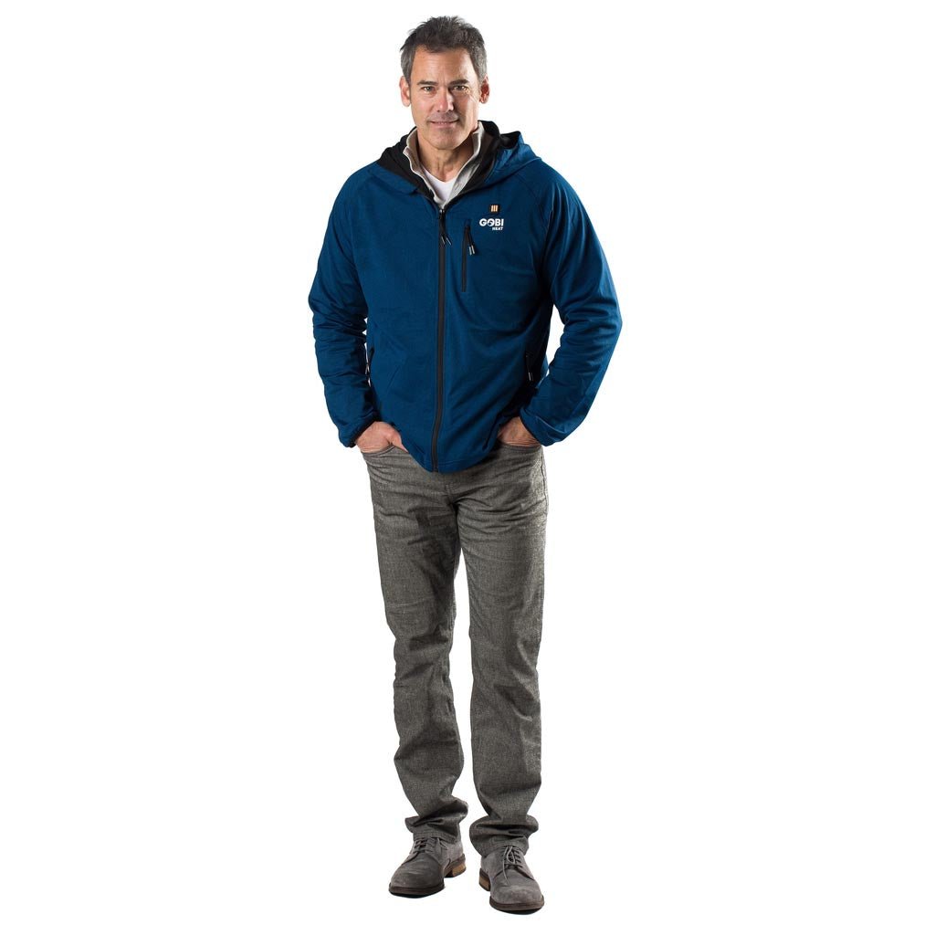 Apex Mens Heated Tech Hoodie - Gobi Heat