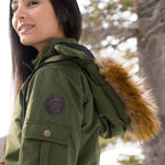 Arcadia Womens Heated Parka - Gobi Heat
