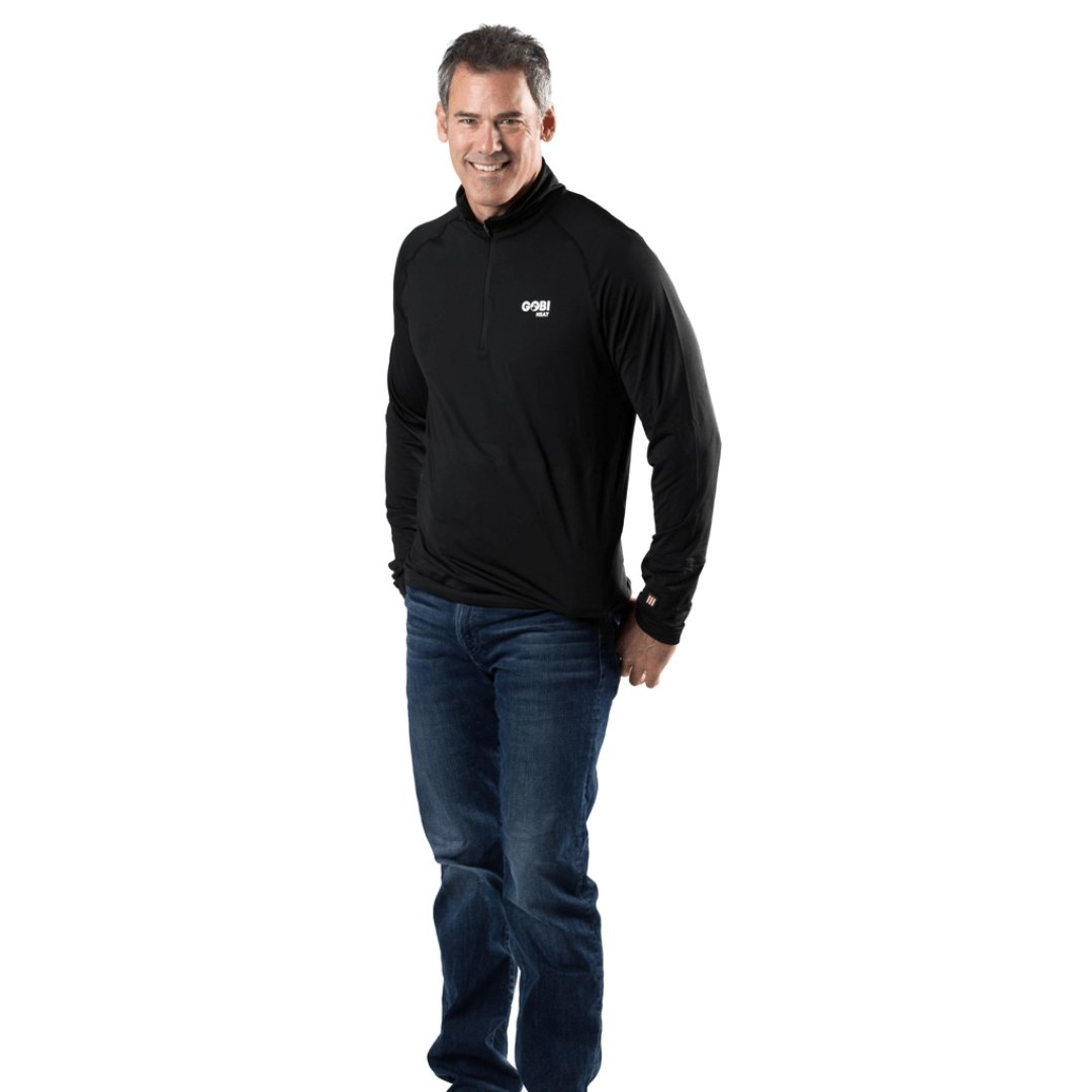Basecamp Mens Heated Base Layer Shirt - Gobi Heat