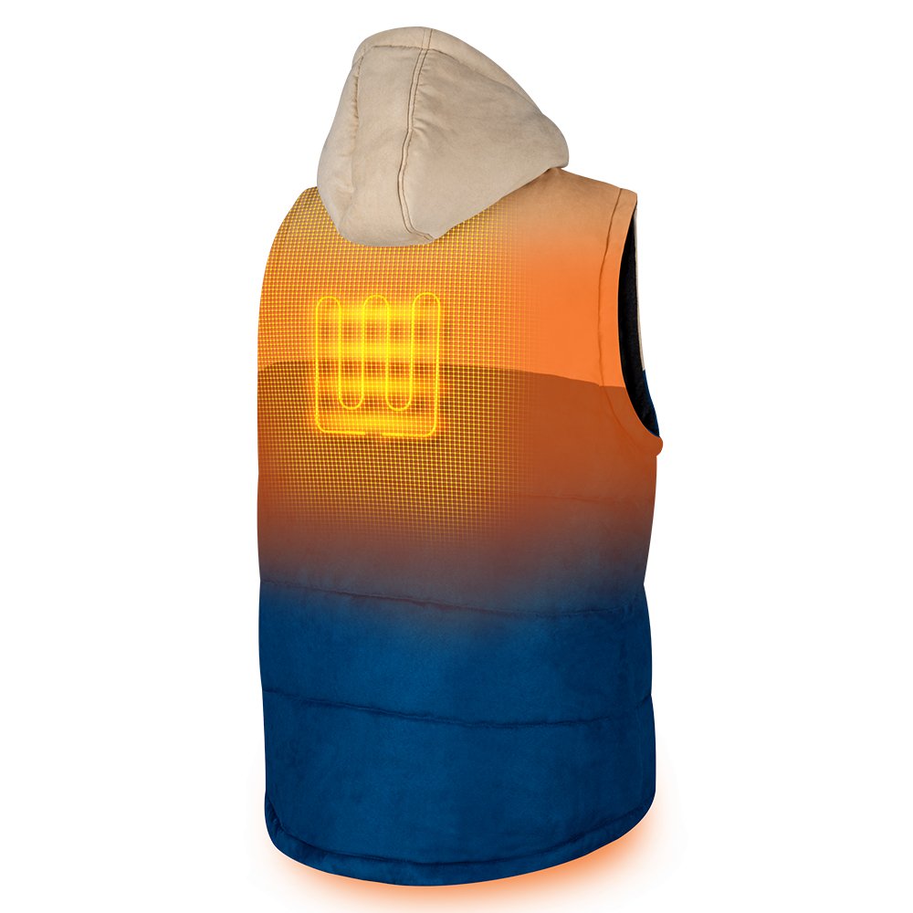 Colt Mens Heated Vest with Hood - Gobi Heat