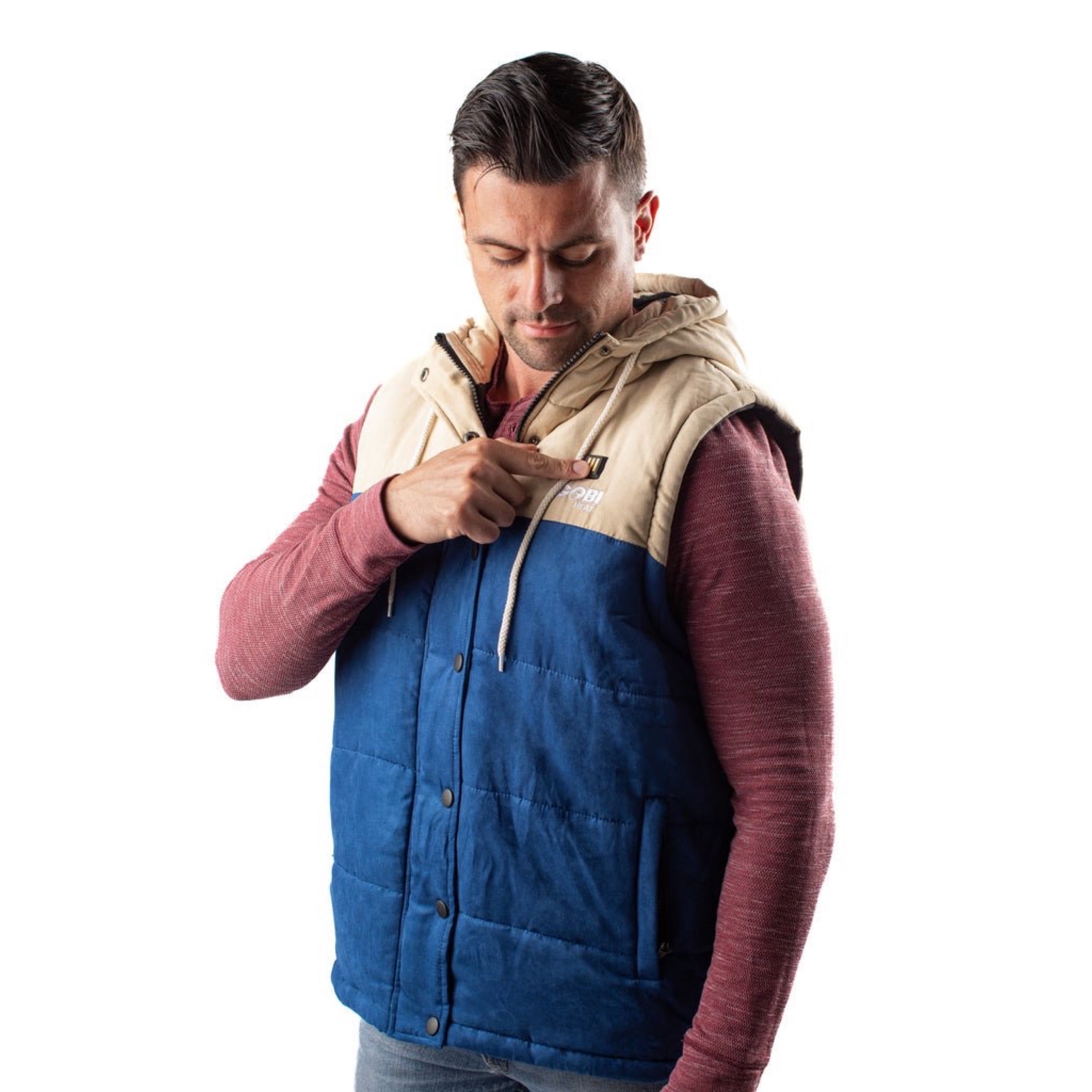 Colt Mens Heated Vest with Hood - Gobi Heat