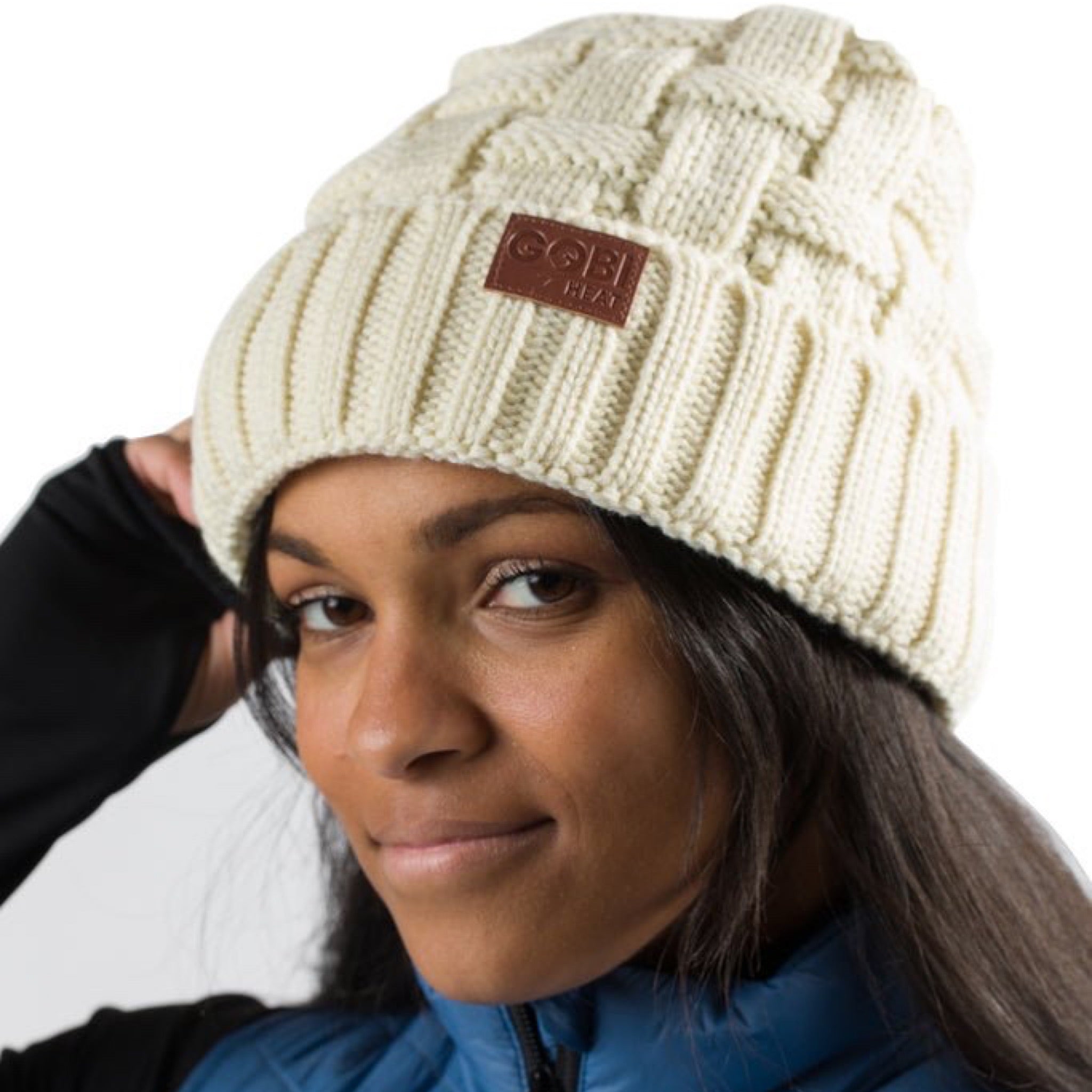 Crest Womens Heated Beanie - Gobi Heat