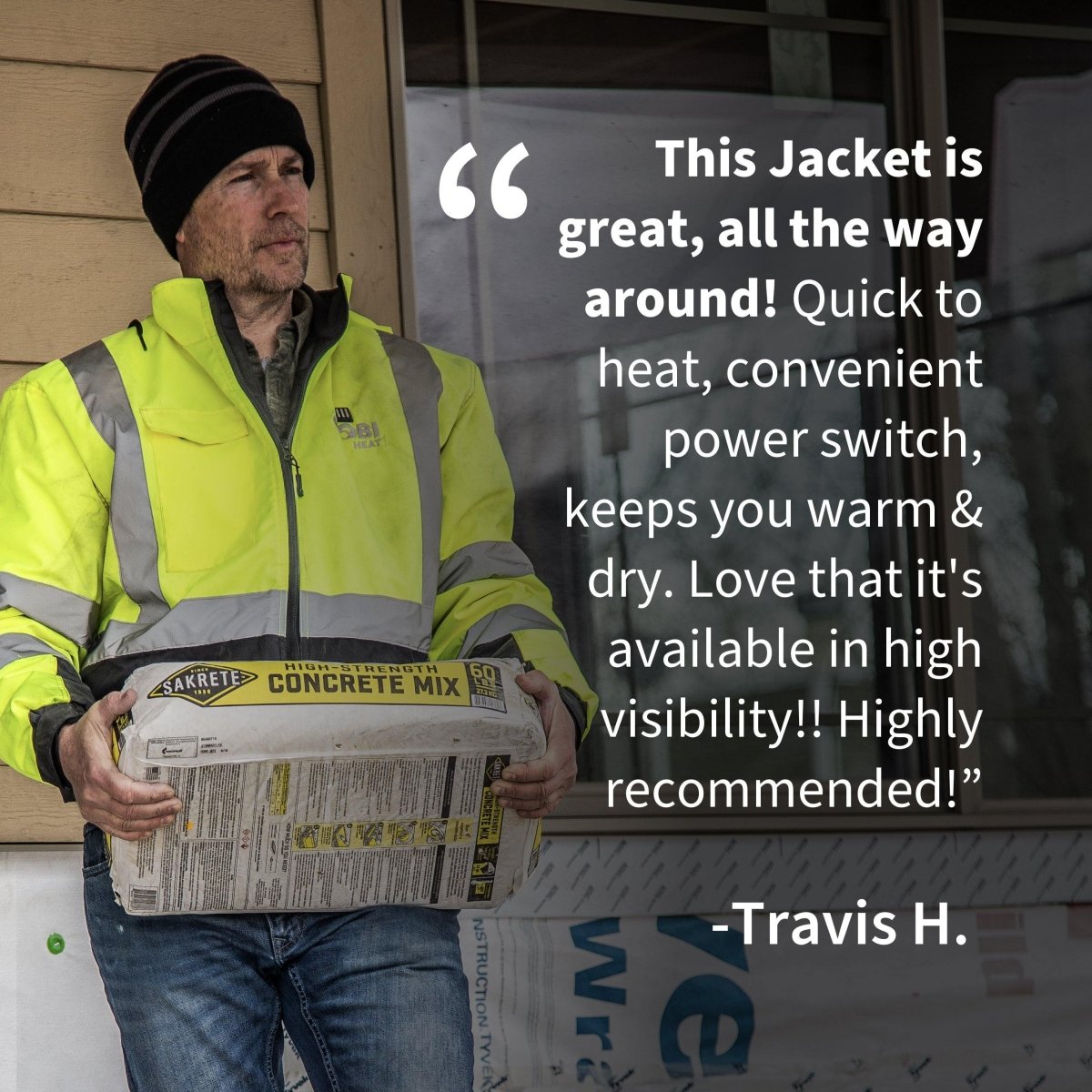 Flash Heated Hi Vis Jacket (2020) - Gobi Heat