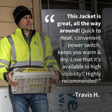 Flash Heated Hi Vis Jacket (2020) - Gobi Heat