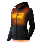 Ridge Womens Heated Hoodie - Gobi Heat