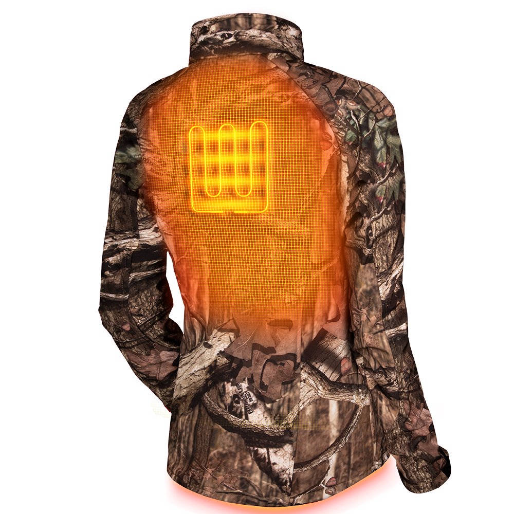 Sahara Women's Heated Hunting Jacket - Mossy Oak® Camo - Gobi Heat
