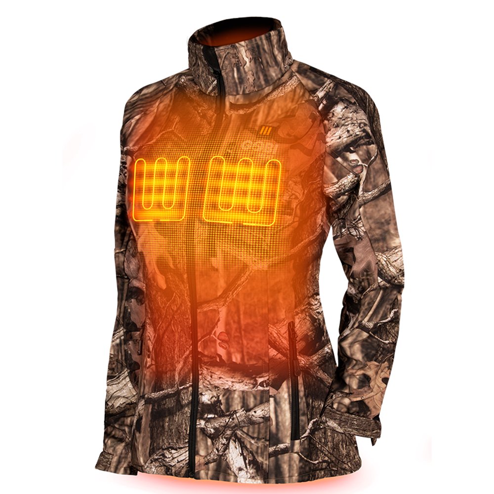 Sahara Women's Heated Hunting Jacket - Mossy Oak® Camo - Gobi Heat
