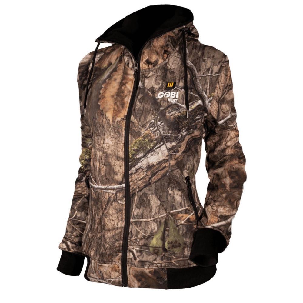 Shadow Womens Heated Hunting Hoodie - Mossy Oak® Camo - Gobi Heat