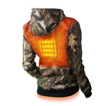 Shadow Womens Heated Hunting Hoodie - Mossy Oak® Camo - Gobi Heat