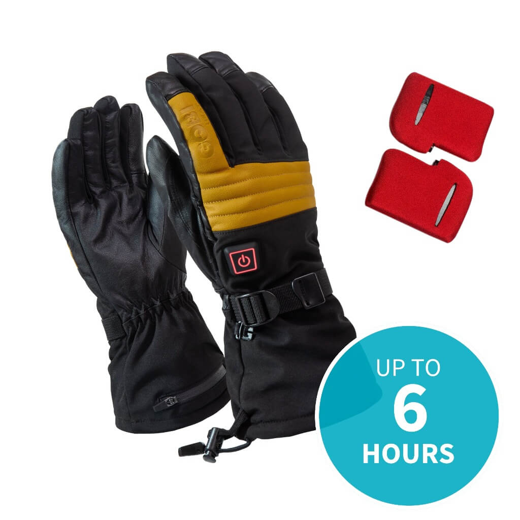 Vertex Heated Ski Gloves - Gobi Heat