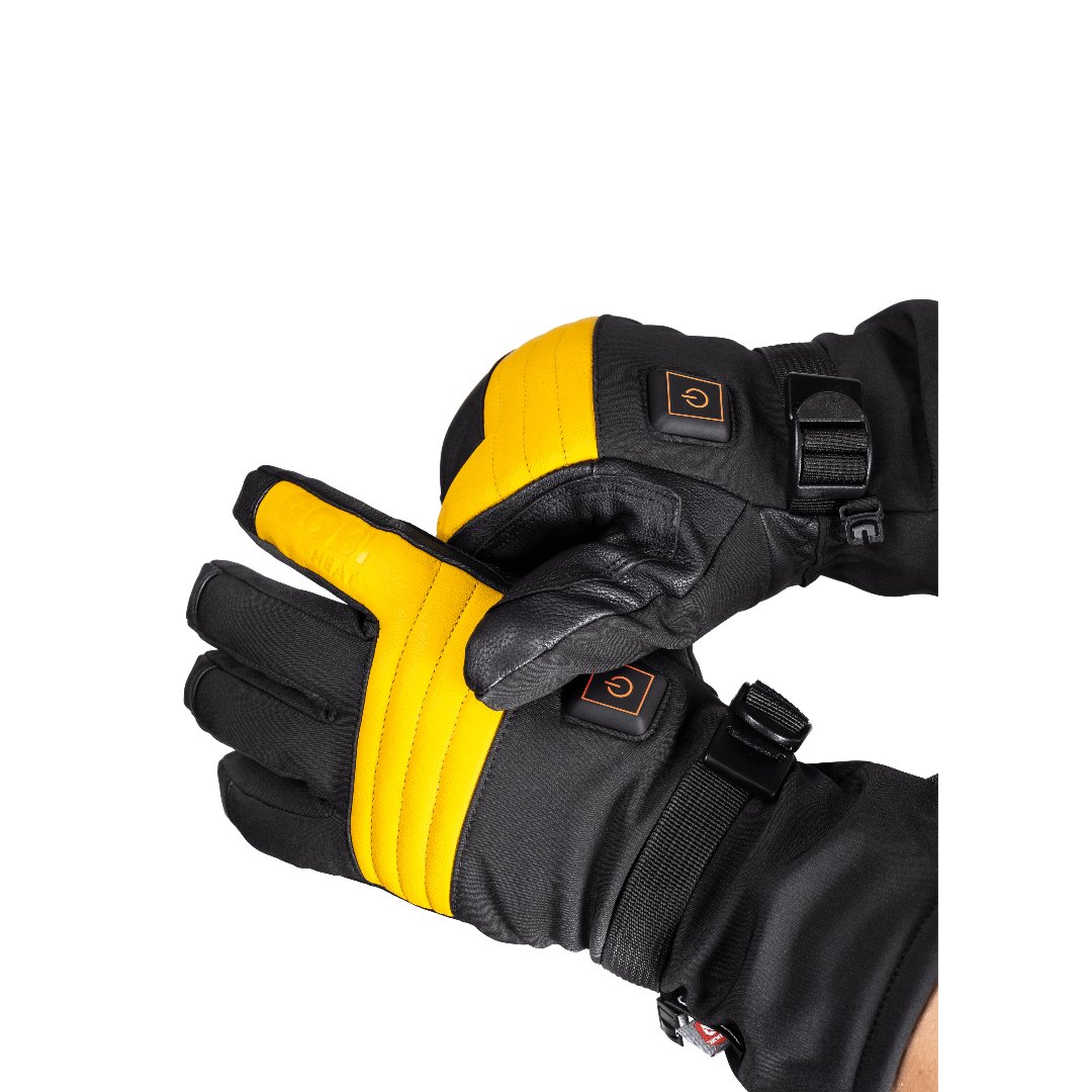 Vertex II Heated Ski Gloves (3500mAh USB-C batt) - Gobi Heat