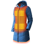 Victoria Womens Heated Coat - Gobi Heat